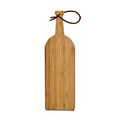 Small Wine Bottle Shape Bamboo Cutting Board